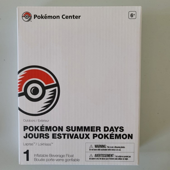 Pokémon Summer Days Lapras Inflatable Beverage Float (2 pieces) - Picture 5 of 8